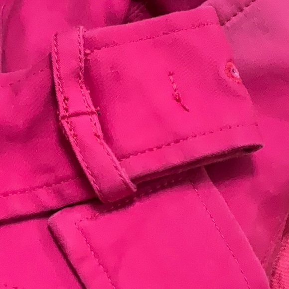 St. John Vibrant Pink Trench Coat - Picture 6 of 6